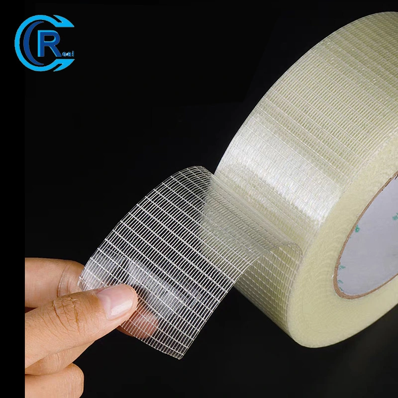 Transparent Self Adhesive Reinforced Strapping Fiberglass Filament Tape for Heavy Packing