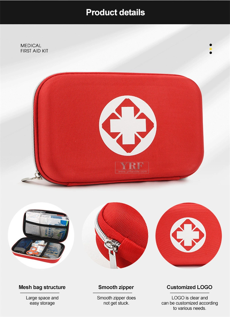 Red Sos Emergency Survival Kit EVA Handy First Aid Kit Emergency Pouch Outdoor Survival Kit Medical Bag Tactical Emergency Bags