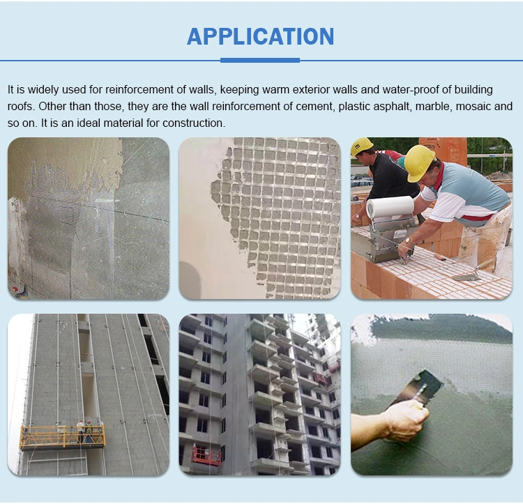 Drywall Joint Self Adhesive Fiberglass Mesh Crack Tape for Wall