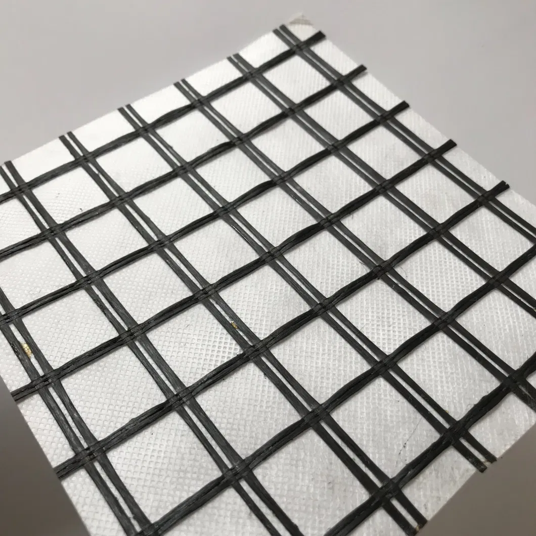 Fiberglass Geogrid Composite Nonwoven Geotextile for Pavement