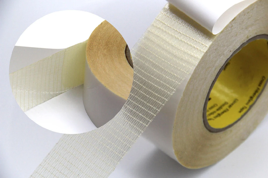 Double Sided Filament Tape Reinforced by Glass Yarn