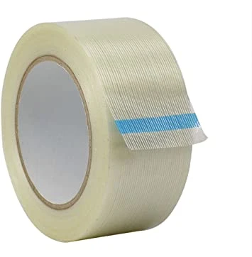 Nylon Filament Strapping Heavy Duty Transparent Reinforced Fiberglass Strong Adhesive Tape for Packaging Sealing Binding Fixing Supplies