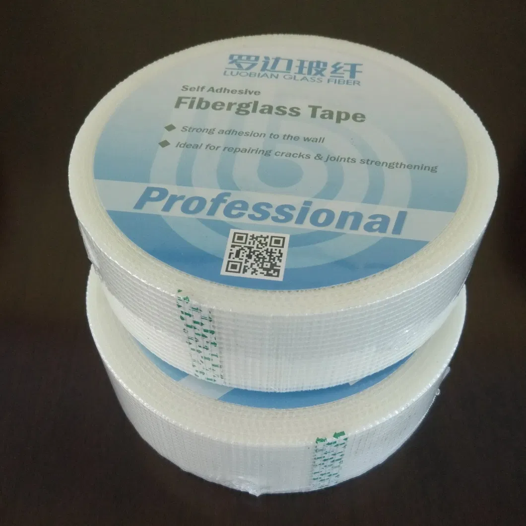 Gypsum Line Mesh Cloth Strip Self-Adhesive Fiberglass Mesh Tape
