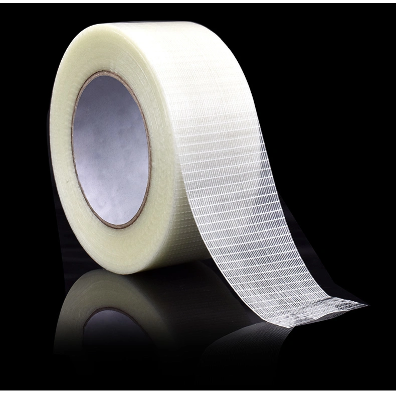 Strong Adhesive Mono Filament Tape with Pet Backing and Fiberglass Reinforcement and OEM Trademark