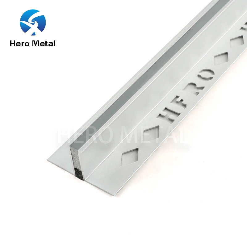 Top Quality Positioning Tile Trim Stainless Steel Bronze Brushed Home Nickel Edge Hero Metal Carpet Transition Jolly Square Shape Corner Decorative Strip