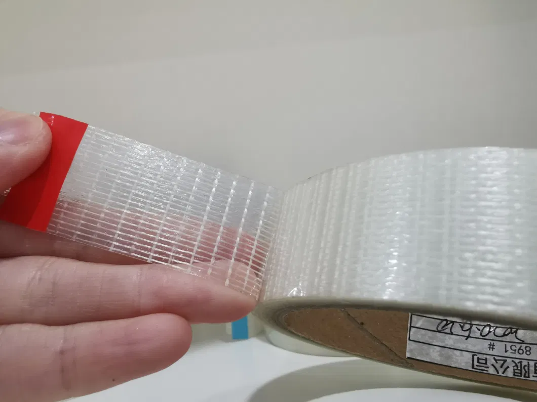 Heavy Duty Strong Packing Wrapping Strapping Fiberglass Tape, Reinforced Cross Weave Filament Tape