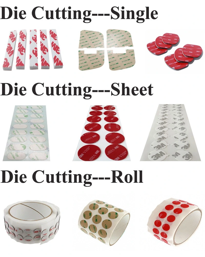 Chinese Manufacturer Custom Die Cut Double Coated Adhesive Tissue Tape