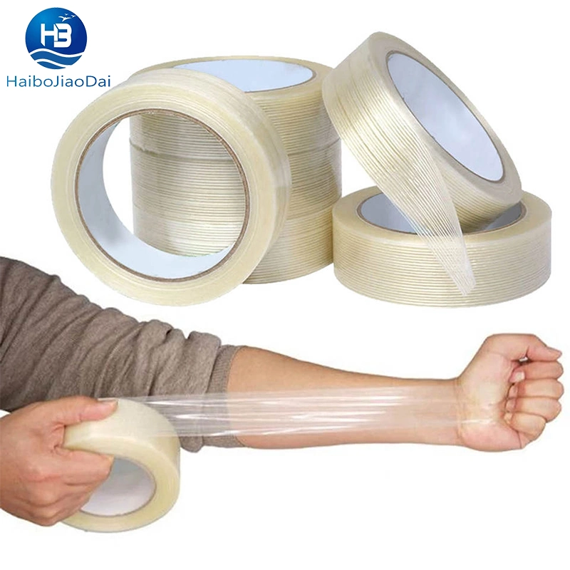 Heavy Duty Fiberglass Filament Tapereinforced Filament Strapping Tape for Carton Box Packing