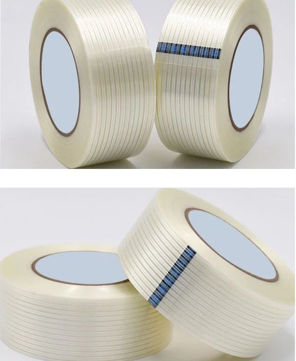 High Adhesive Power Fiber Glass Reinforced Filament Tape for Packing or Sealing