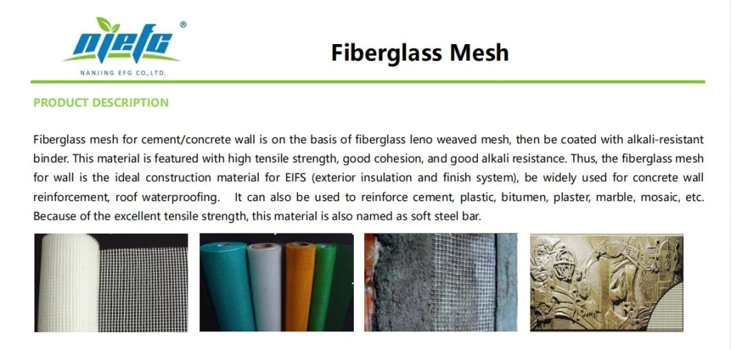 Building Material High Tensile Strengh Fiberglass Mesh for Marble