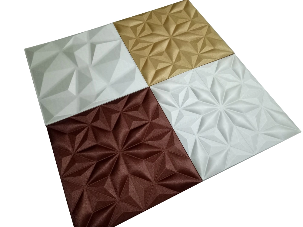 Faux Leather Wall Panels for Hotel Living Room Wall Covering