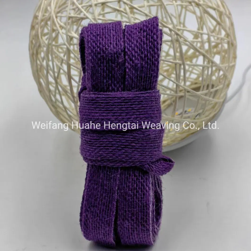 Cross-Border Popular Special Colored Fishing Thread Jute Ribbon