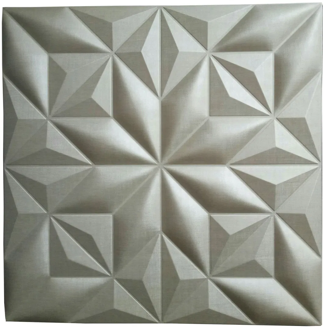 Faux Leather Wall Panels for Hotel Living Room Wall Covering