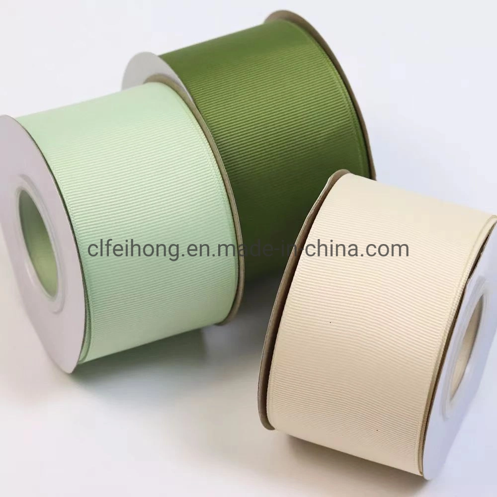 Factory Customized OEM Double Face Grosgrain /Satin Ribbon Perfect for Wedding Invitations, Baking Packaging, Gift Wrapping, Handmade Craft