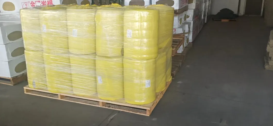Wire Mesh Rock Wool Roll for Large Pipes 100kg/M&sup3;