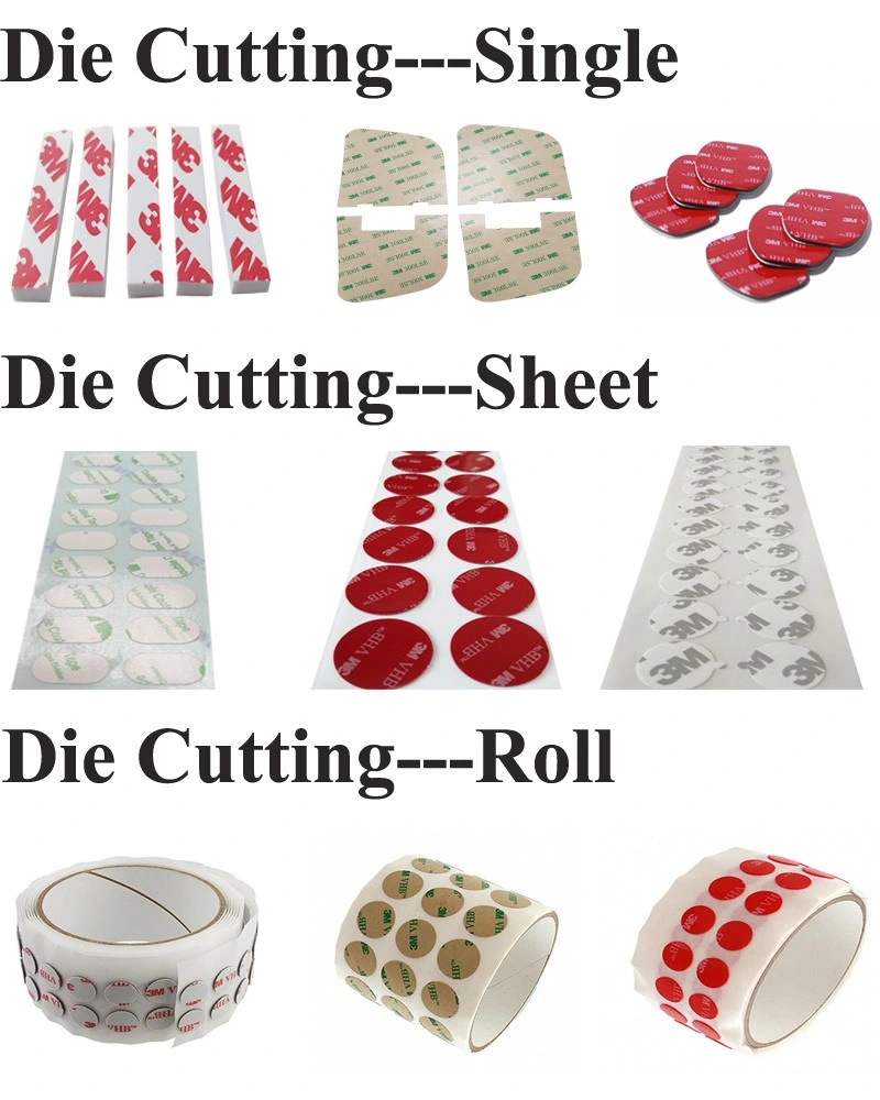 Custom Pre Cut Single Double Sided Self Adhesive Tape Sheet