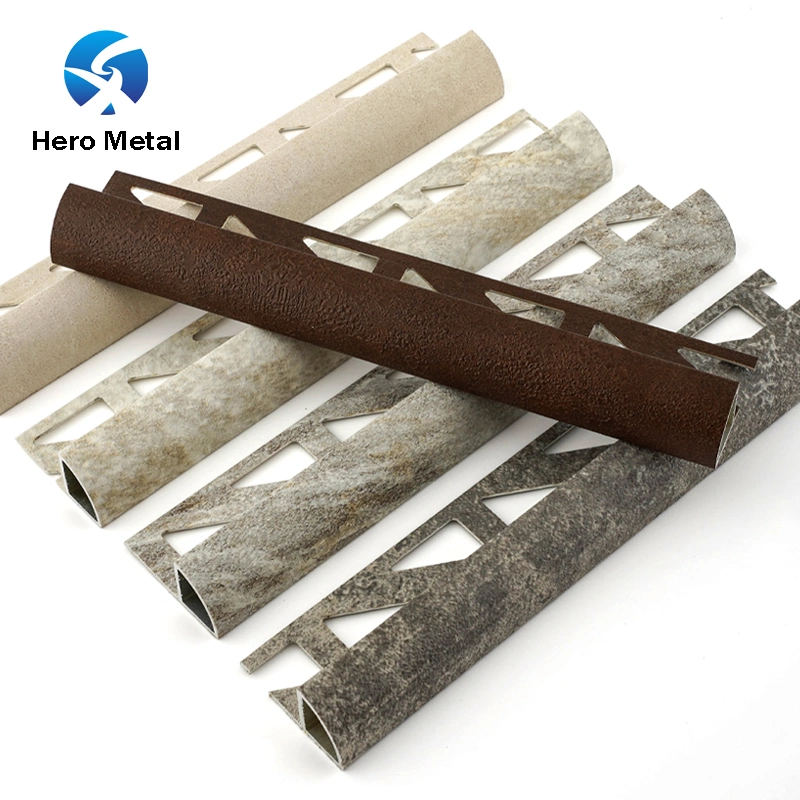 Stable Quality Flooring Decoration Profiles Metal Trim Corner Shape Floor Transition Strip