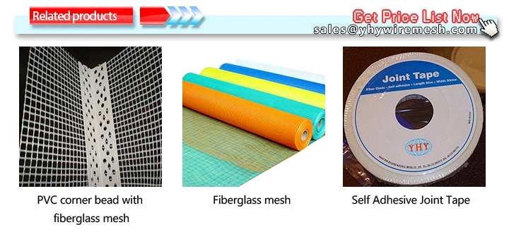 Plasterboard Joint Waterproof Self Adhesive Fiberglass Woven Wire Mesh Tape