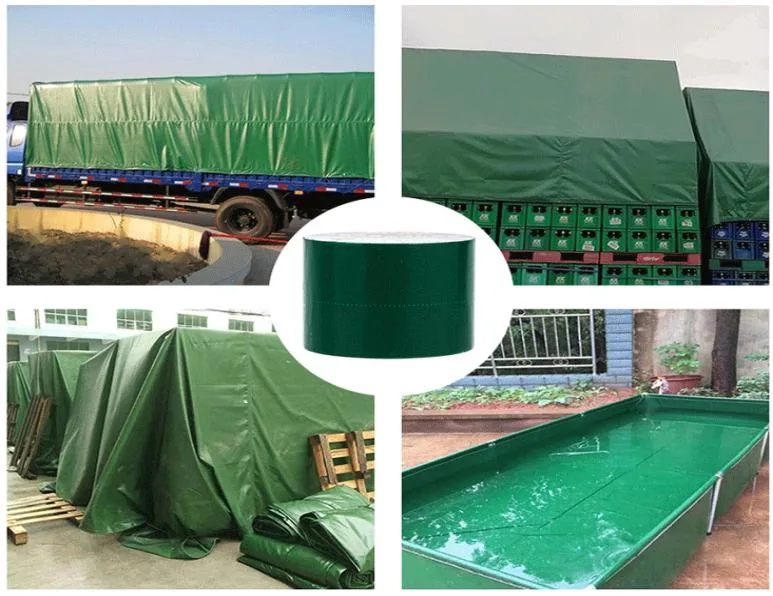 High Viscosity Waterproof Tarpaulin Banner Knife Scraper Fiberglass Cloth Coated Tarp Repair Tape