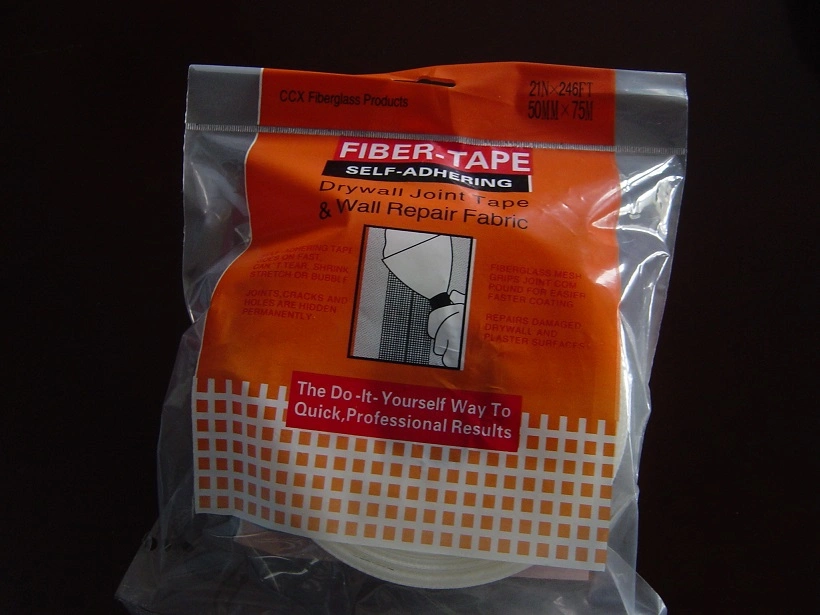 Alkaline Resistant Fiberglass Self Adhesive Mesh Tape for Plasterboard Jointing