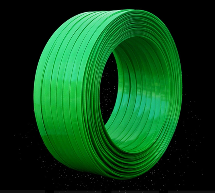 2021 Hot Selling Green Pet Strapping Band Embossed Polyester Strapping Band Packing Tape