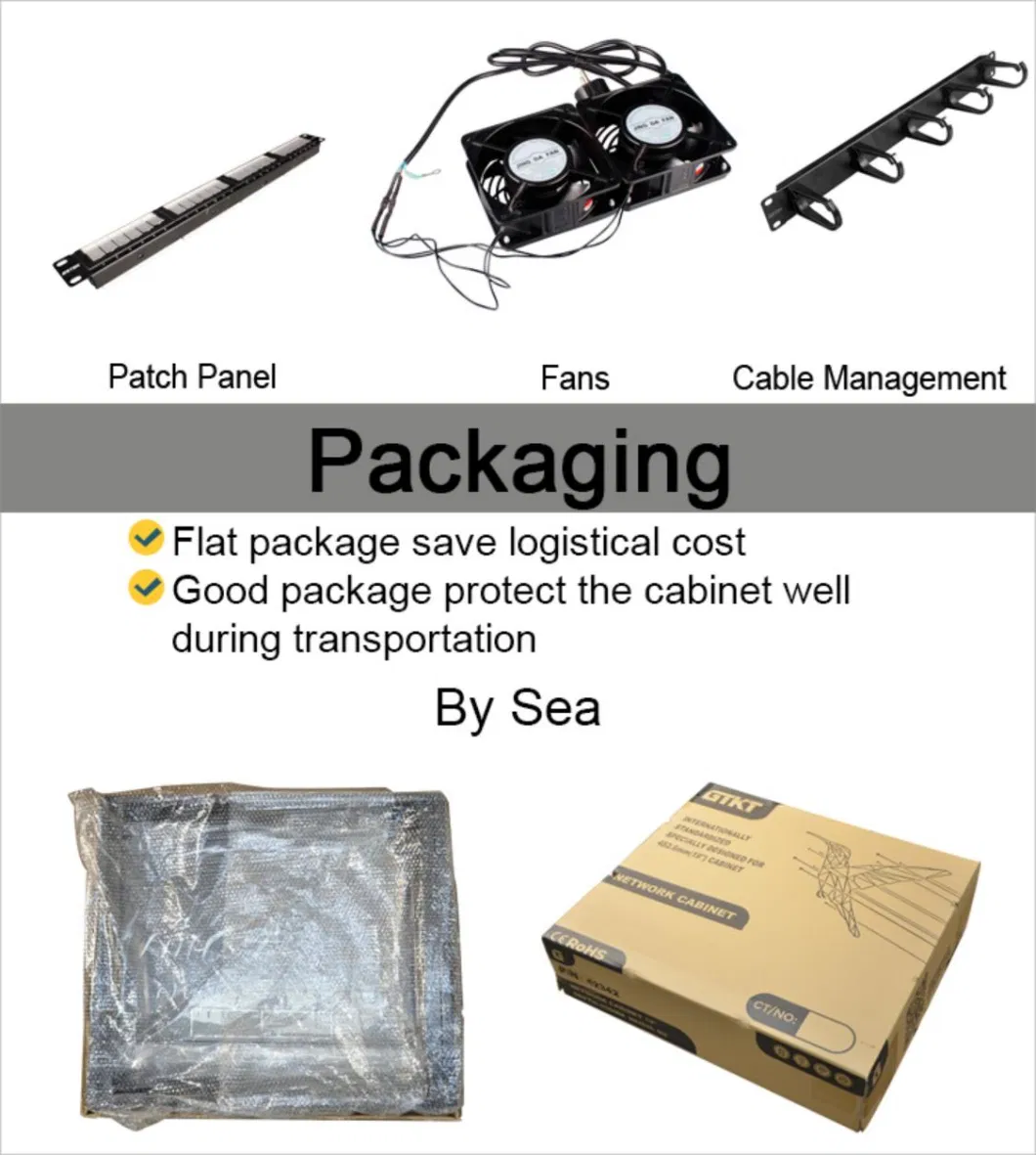 Gcabling 9u 19inch Network Cabinets 19&quot; DIY 450mm Depth Wall Mounted Rack Data Cabinet