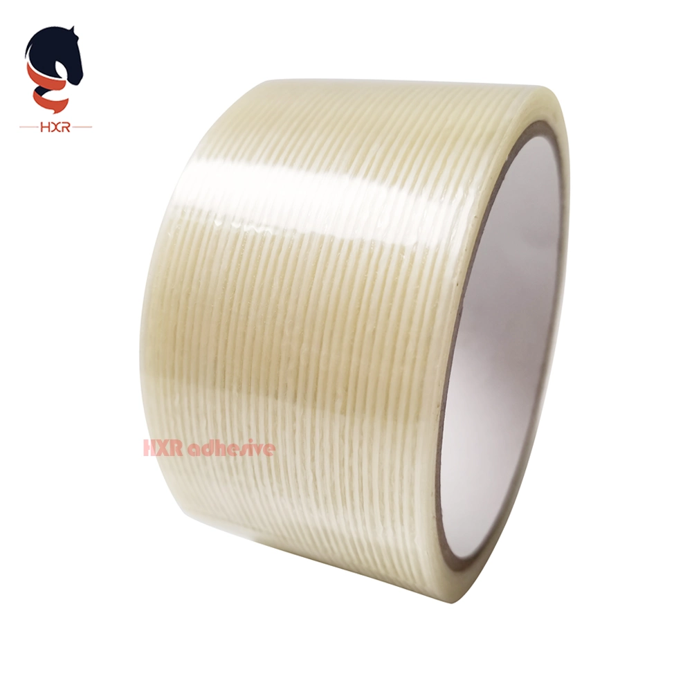 Wear Resisting Polyester Fiberglass Filament Self Adhesive Tape for Heavy Duty Packing