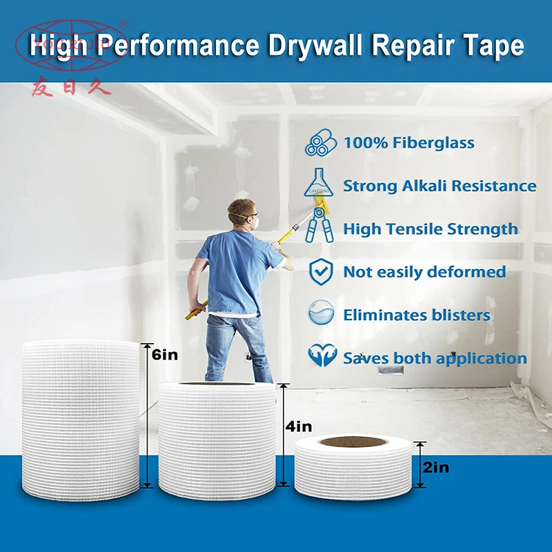 Youyi Group Repair Wall Cracks Seam Drywall Joint Self-Adhesive Fiberglass Mesh Tape