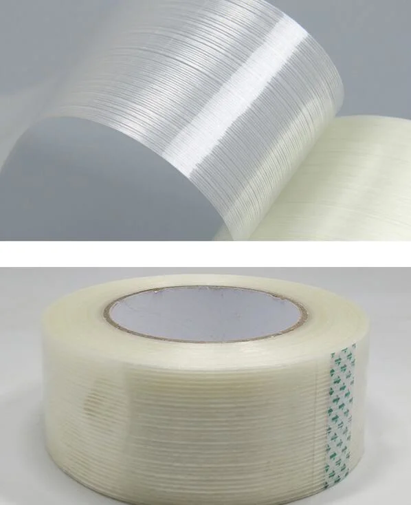 High Adhesive Power Fiber Glass Reinforced Filament Tape for Packing or Sealing