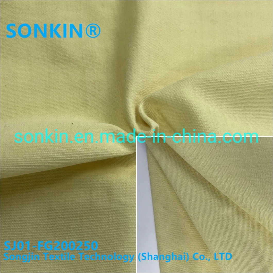 China Manufacturer 250GSM High Temperature Resistance PARA Aramid Fiberglass Cut-Resistant Flame Retardant Garment Woven Fabric