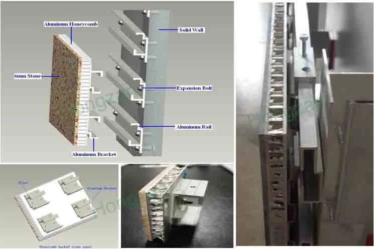 Stone Honeycomb Panel for Wall Cladding and Decoration