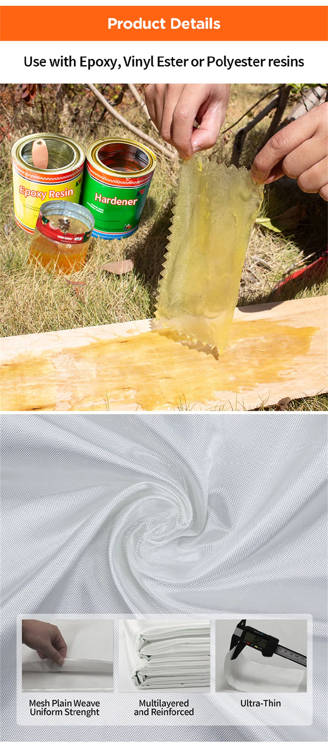 Fiberglass Cloth Fabric for Waterproofing