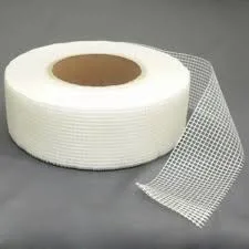 China Professional Fireproof Fibra De Vidrio Fiberglass Plaster Mesh Joint Rolls Tape for Crack Stucco Drywall