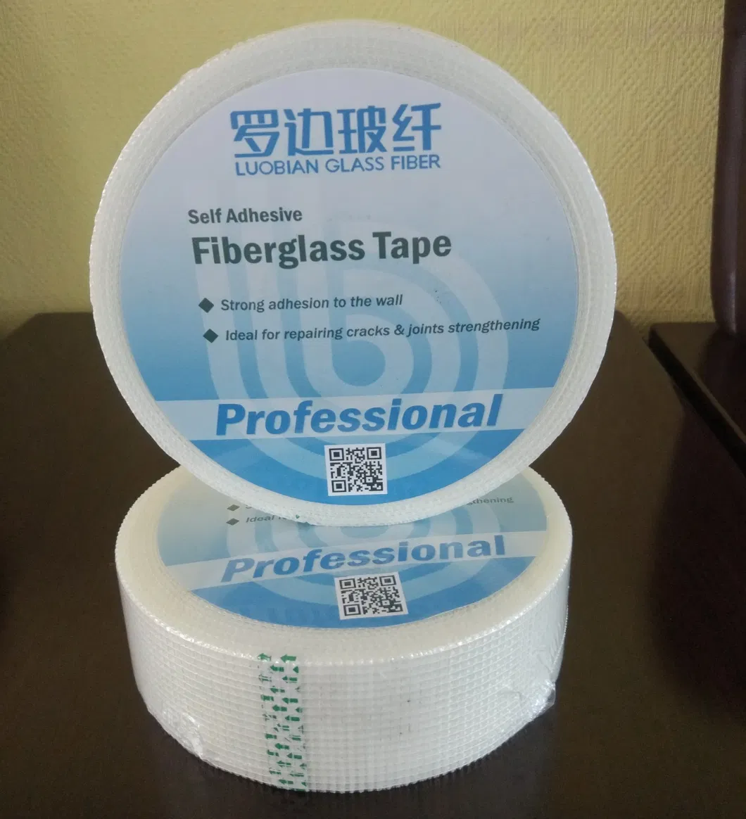 Reinforced Fiberglass Self-Adhesive Mesh Drywall Joint Tape