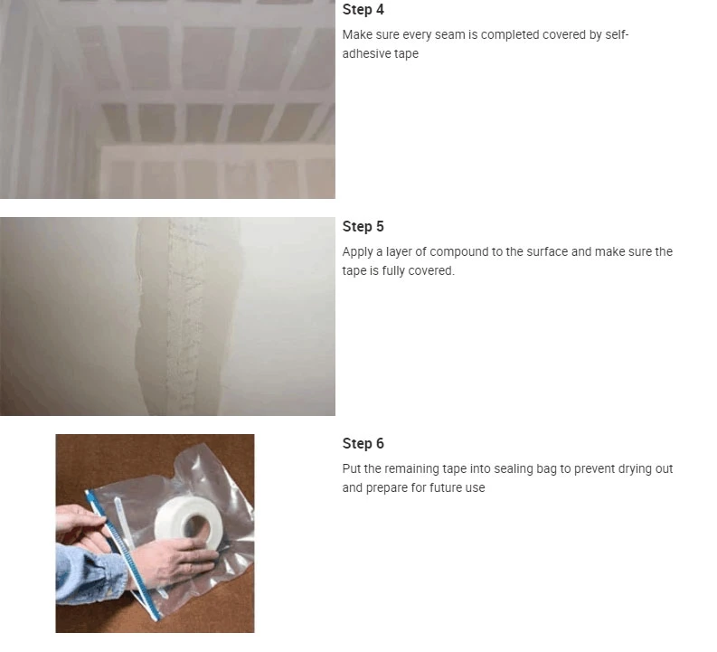 Self-Adhesive Fiberglass Drywall Joint Tape for Plasterboard, Gypsum Board, Wallboard