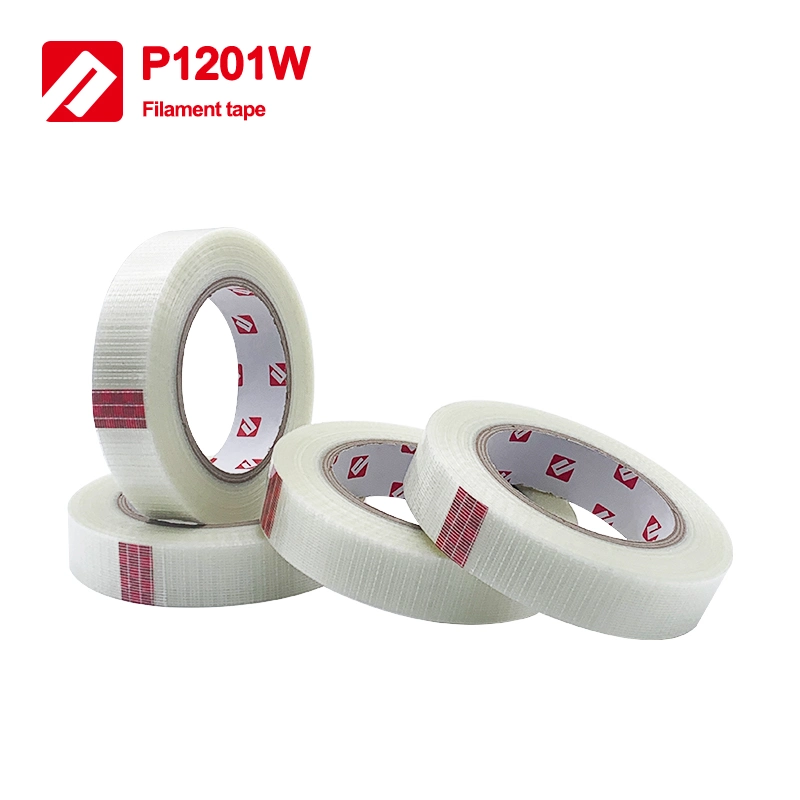 High Adhesion Mesh Hot Melt Adhesive Filament Strapping Tape for Packaging