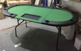  84 Inchoval Foldable Poker Table