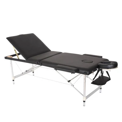  Sponge Filling Folding Full Back Metal Bed Body Massage Table