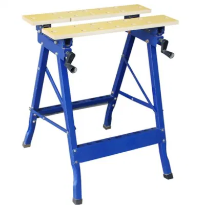  Portable Wood Bench Foldable Workbench Work Clamping Folding Worktop Table