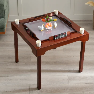  Wholesale Custom Logo Wooden Folding Tavolo Da Domino Game Table for Casino Table