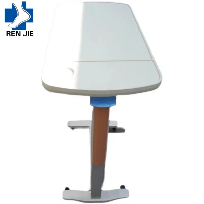 Wholesale Folding Overbed Table Hospital Height Adjustable Patient Dinner Table