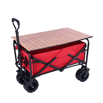  Outdoor Camp Car Table Board Ultralight Aluminum Alloy Folding Portable Trolley Accessories Small Trolley Egg Roll Table