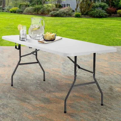  8 Feet 6 Feet Tables Folding Portable Plastic Dining Table Foldable