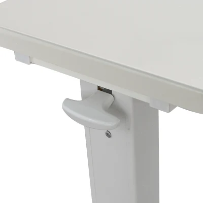High Quality Movable ABS Height Adjustable Folding Patient Hospital Overbed Table