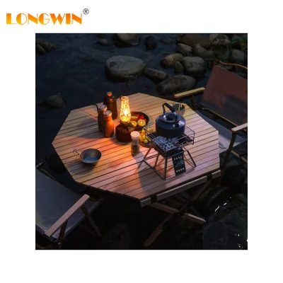  Set Gas Patio Water Resistant Kids Table, 5 Piece Folding Bar Aluminum Fire Pit Side with 7.5 Gallon 6 Outdoor Table and Chair