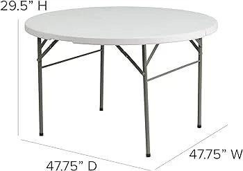 High Quality 80cm High Top Banquet Party Bistro White Plastic Round Bar Folding Cocktail Tables for Events