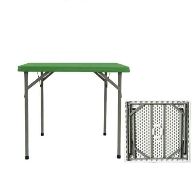 Colorful 80cm Plastic Square Folding Card Table