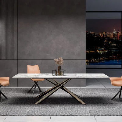  Metal Restaurant Folding Restoration Room Set Home Furniture Coffee LED Dining Table