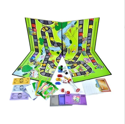 Cheap Price Custom Made Foldable Game Board Cmyk Printing OEM Board Game for Adults and Kids