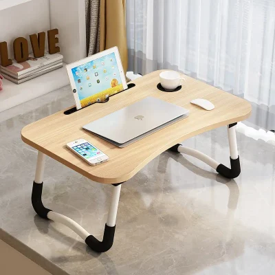  Folding Study Overbed Desk Home Use Hospital Office Laptop Computer Mini Table for Free
